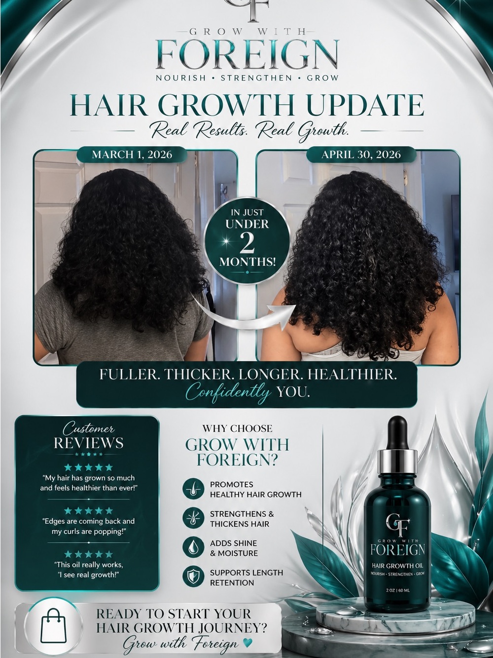 Hair Growth Oil — Black